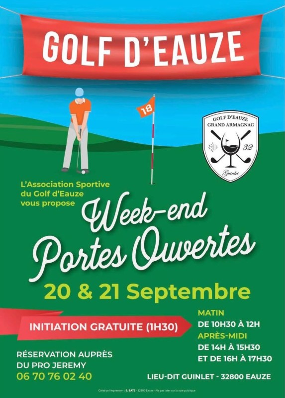 Week-end Portes Ouvertes - Golf d'Eauze