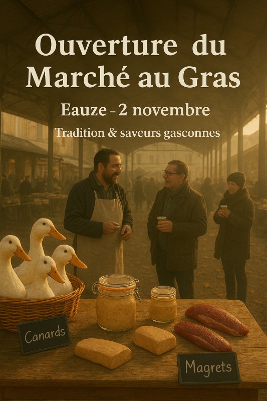 OUVERTURE MARCHÉ AU GRAS