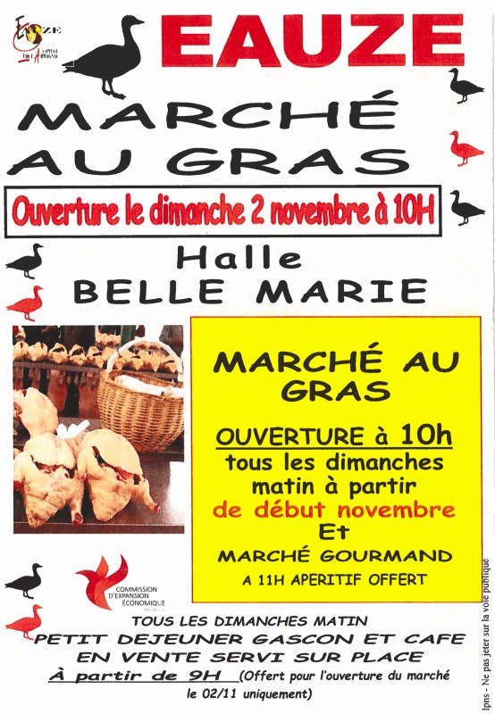 OUVERTURE MARCHÉ AU GRAS