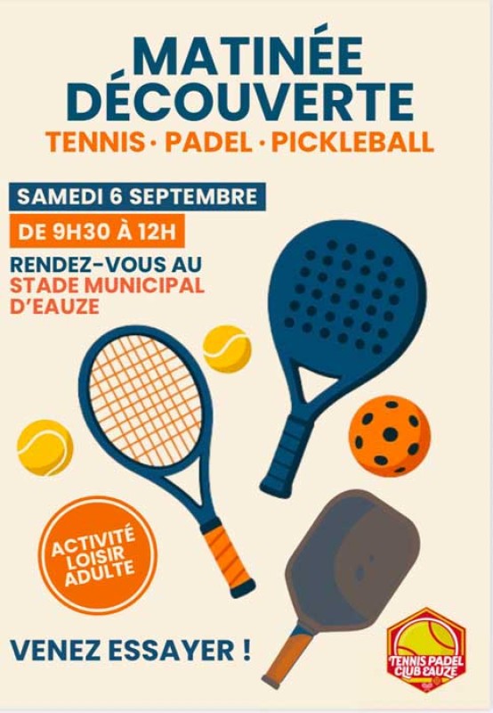 Portes ouvertes du Tennis Padel Club d'Eauze