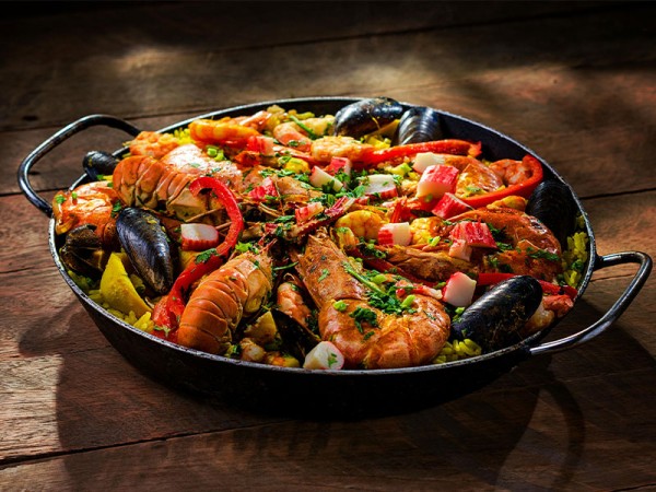Repas paëlla