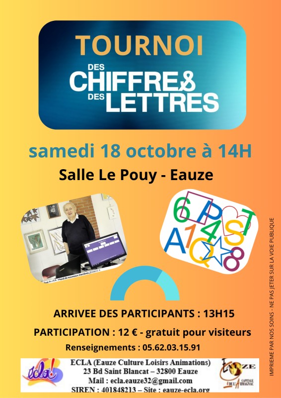 TOURNOI DES CHIFFRES ET DES LETTRES