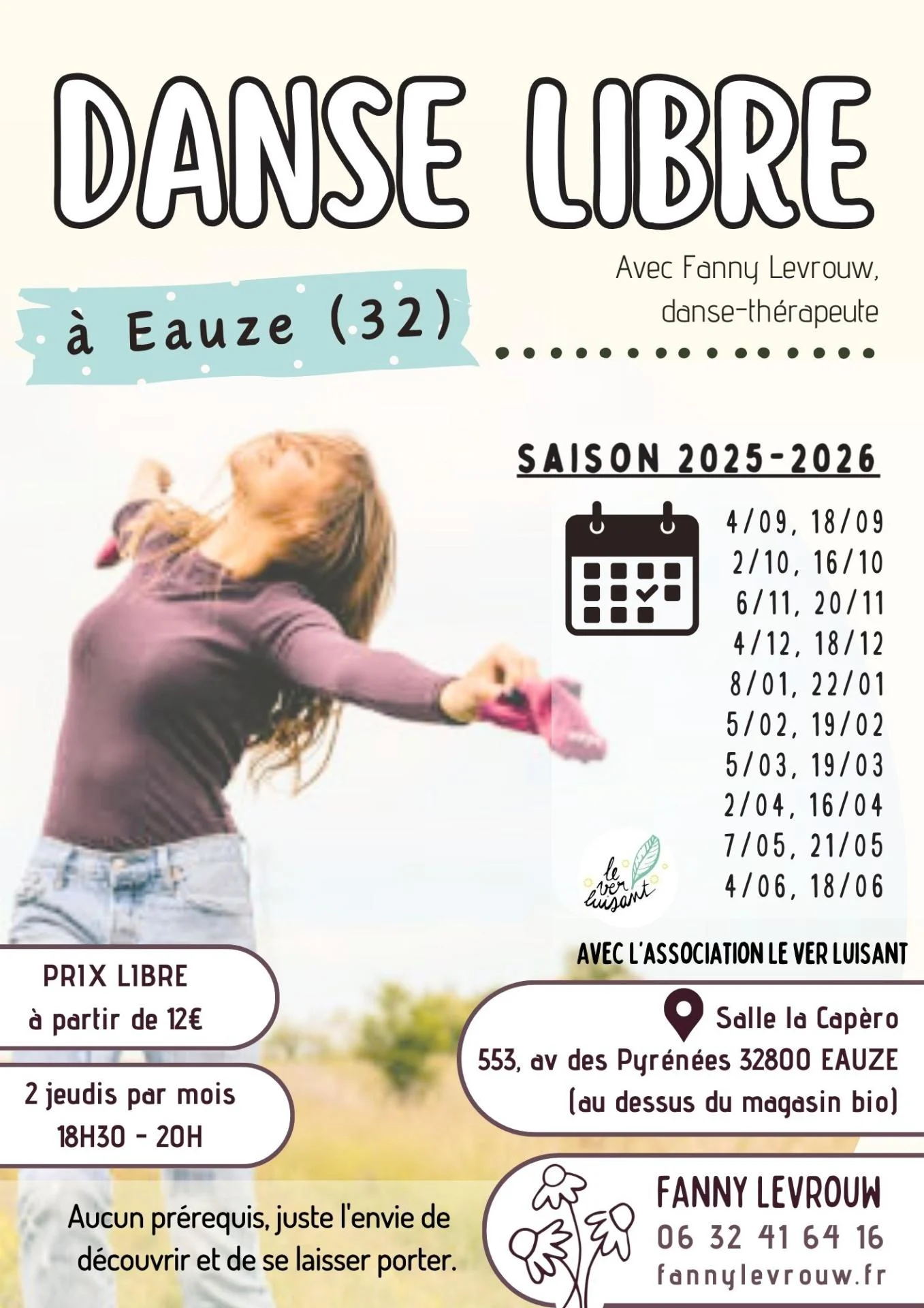 Danse libre avec Fanny