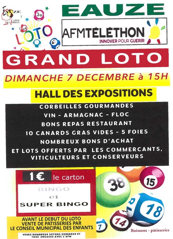 GRAND LOTO DU TÉLÉTHON