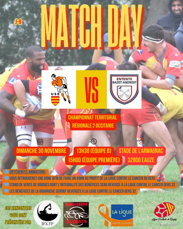 MATCHS DE RUGBY À EAUZE