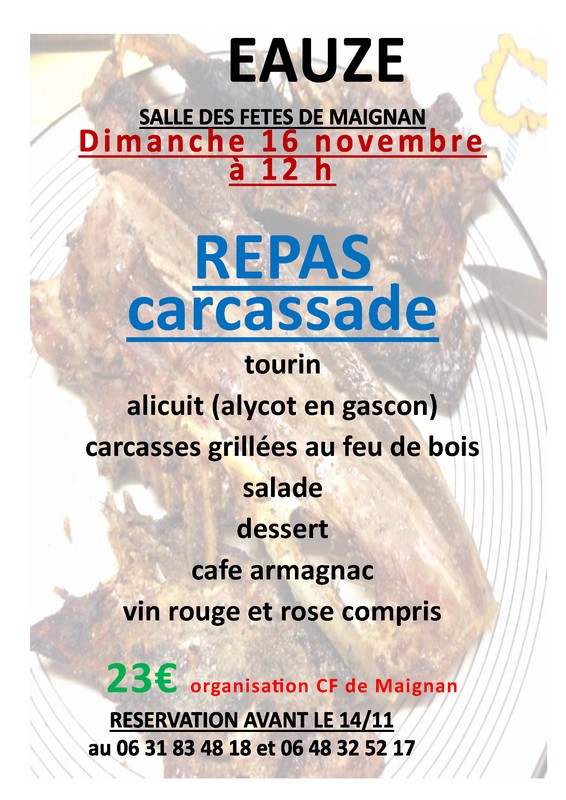REPAS CARCASSADE