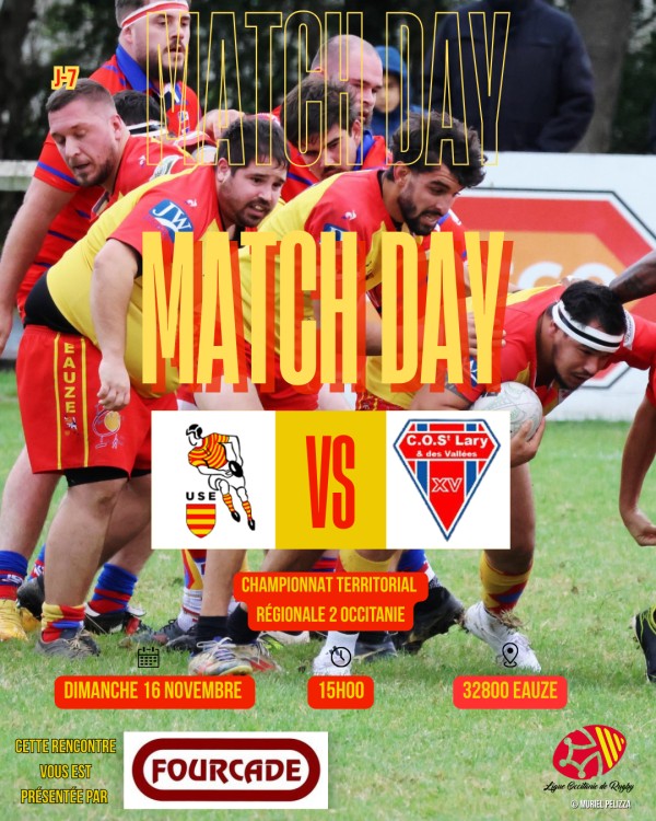 MATCH DE RUGBY - RÉCEPTION ST LARY SOULAN