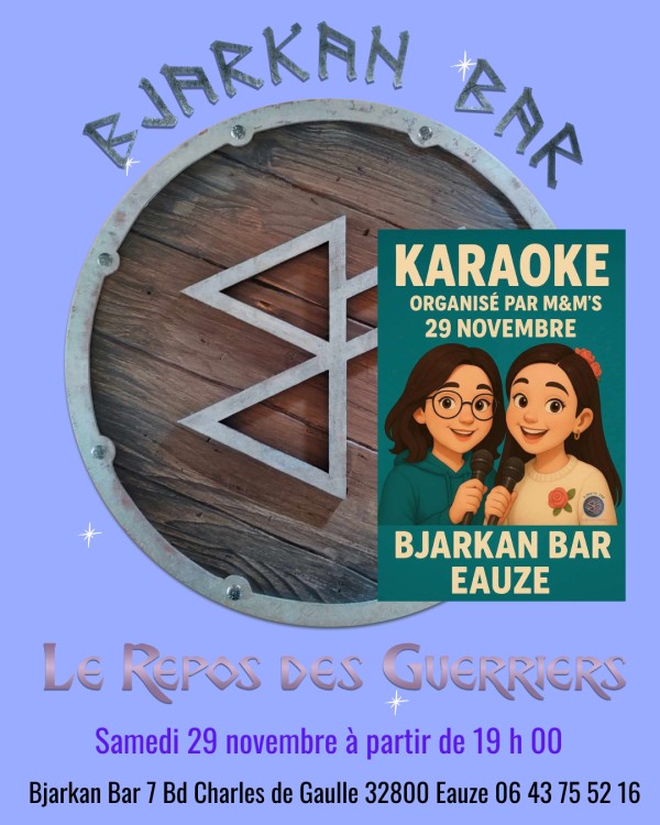 SOIRÉE KARAOKÉ AU BJARKAN