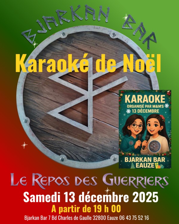 SOIRÉE KARAOKÉ AU BJARKAN