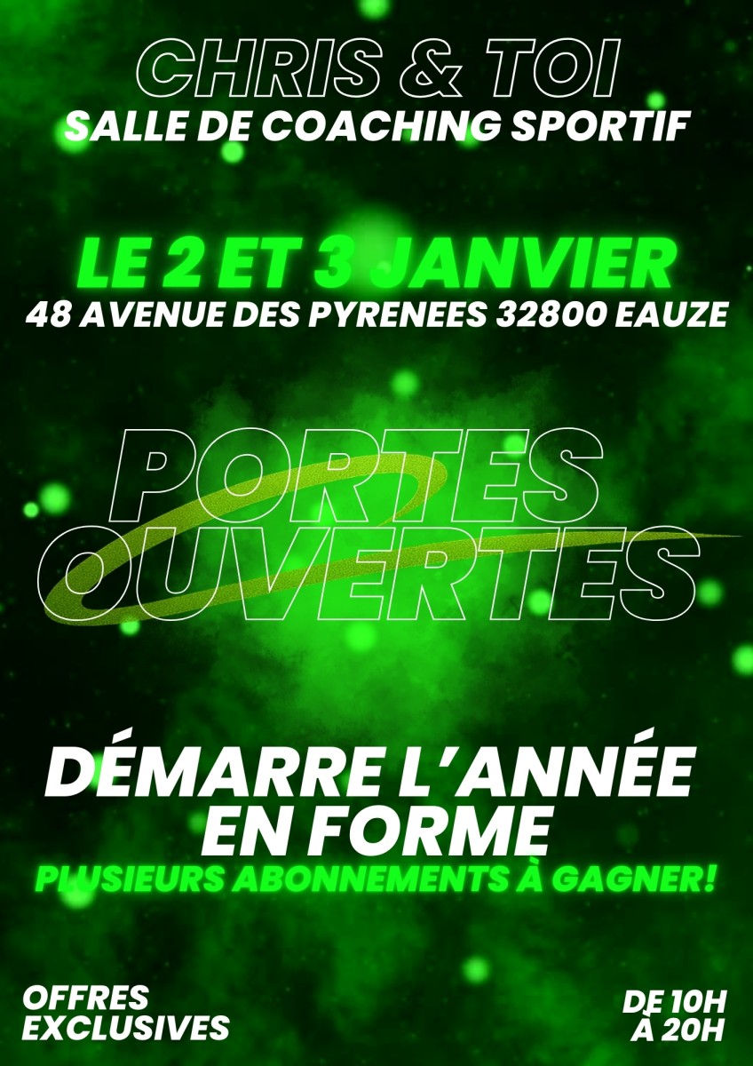 PORTES OUVERTES SALLE DE COACHIN SPORTIF