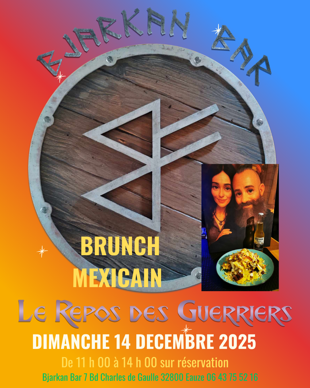 BRUNCH MEXICAIN - sur réservation