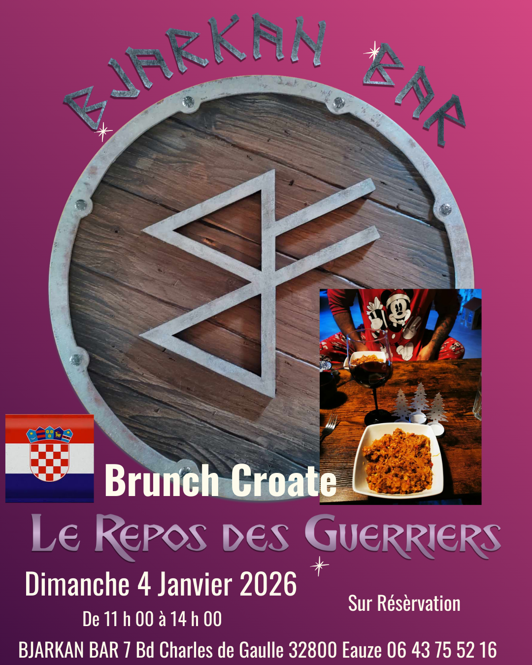 BRUNCH CROATE - sur réservation