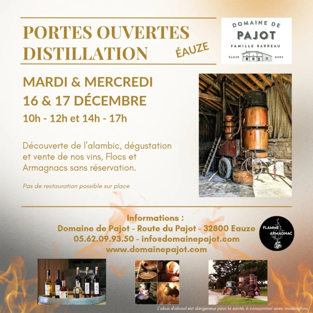 DISTILLATION AU DOMAINE DE PAJOT