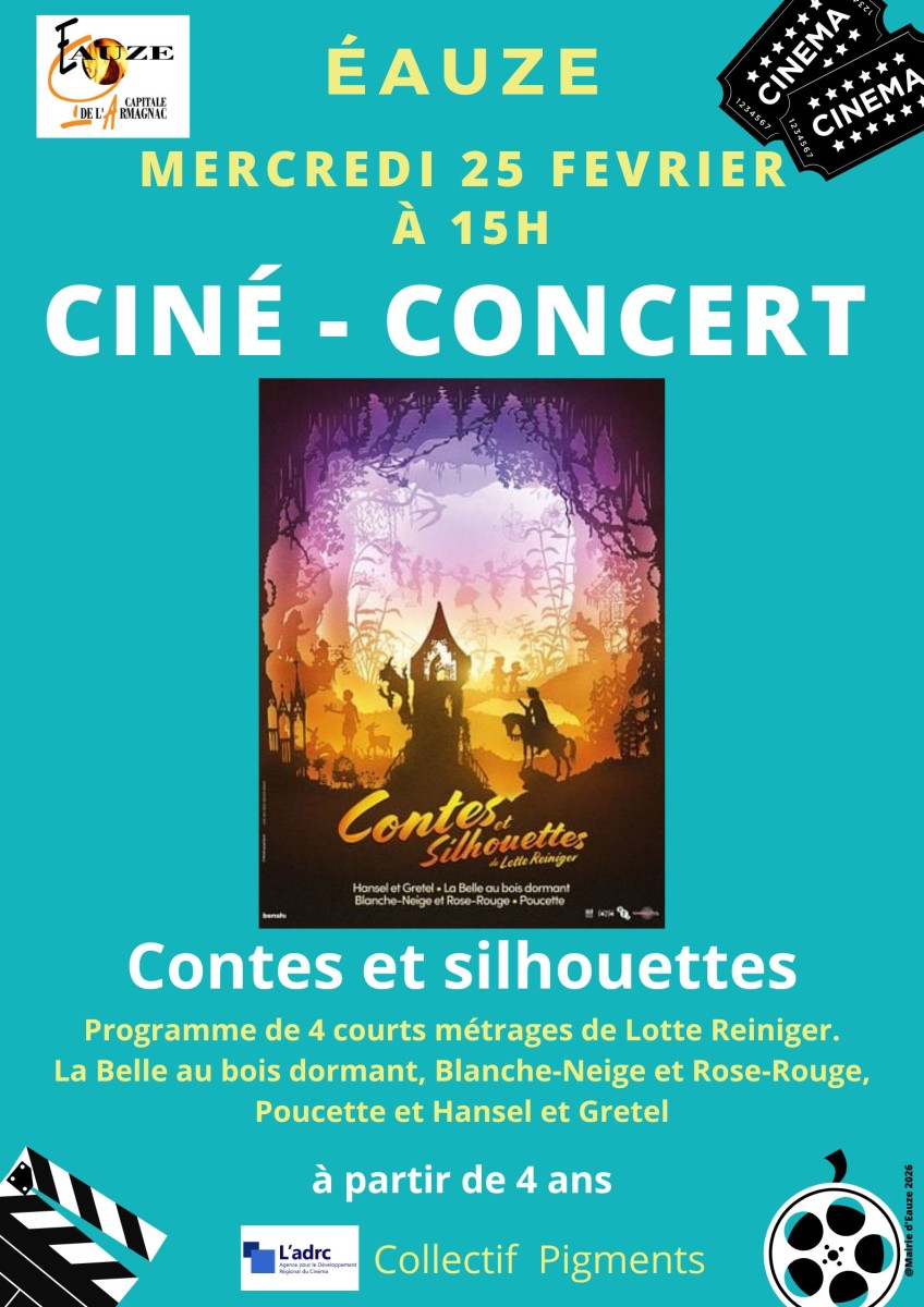 Ciné-Concert « Contes et silhouettes » par le Collectif pigments