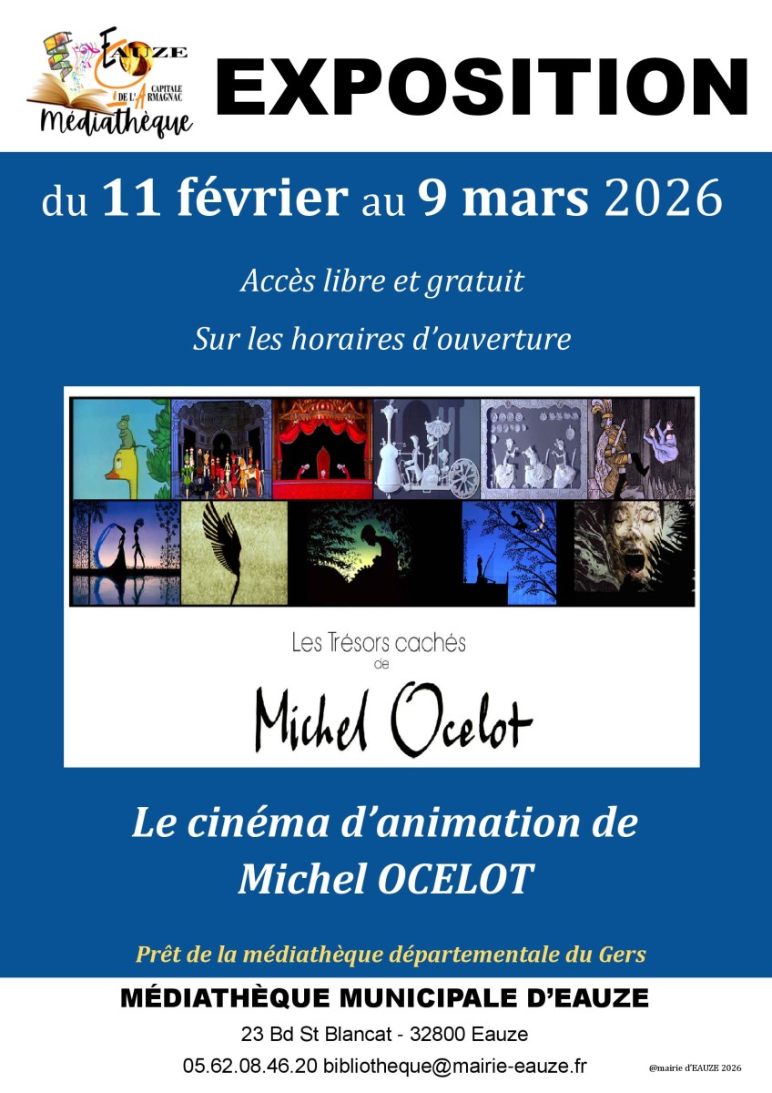 EXPOSITION - "les trésors cachés de Michel Ocelot"