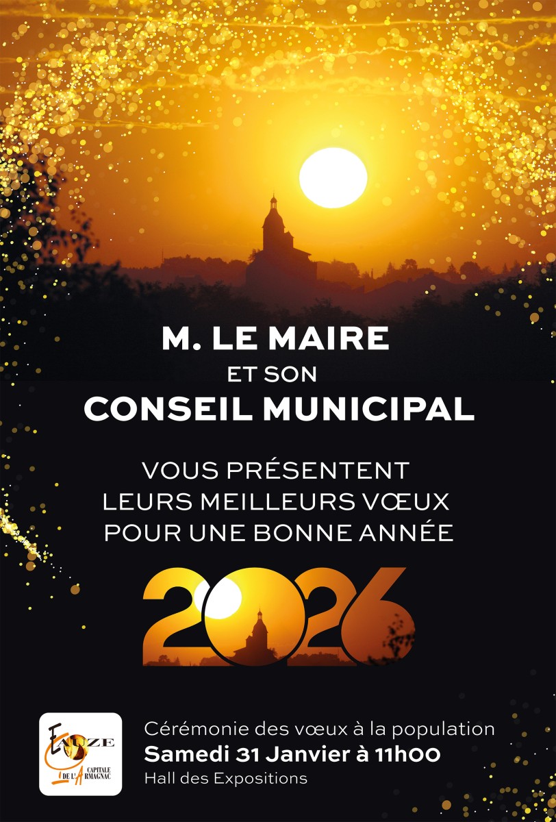 CÉRÉMONIE DES VOEUX À LA POPULATION