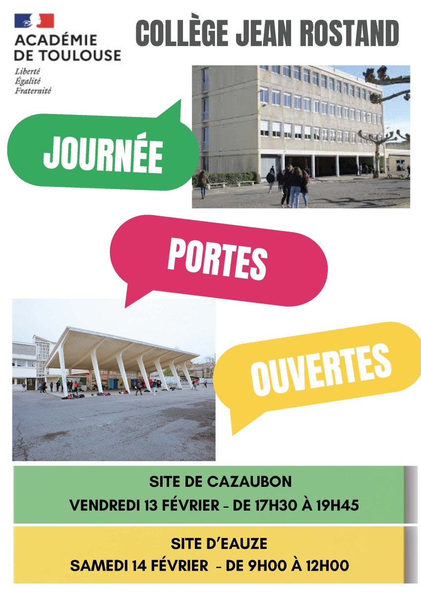 Portes ouvertes du collège Jean Rostand