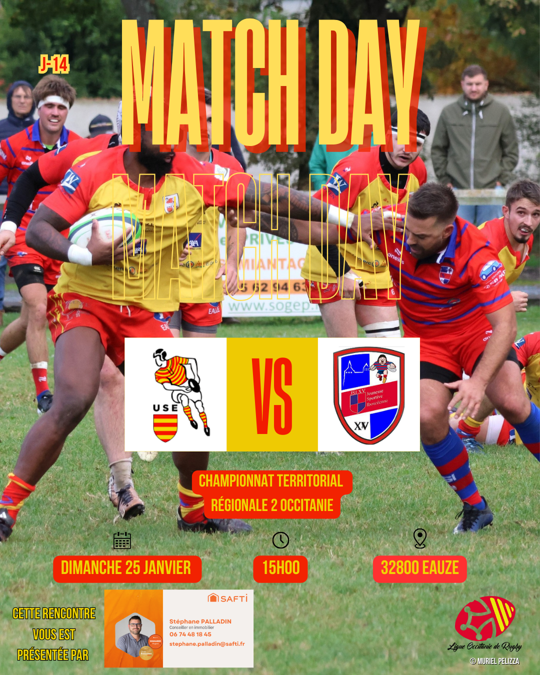 MATCHS DE RUGBY À EAUZE - RÉGIONALE 2