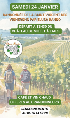 RANDONNÉE DE LA SAINT VINCENT DES VIGNERONS