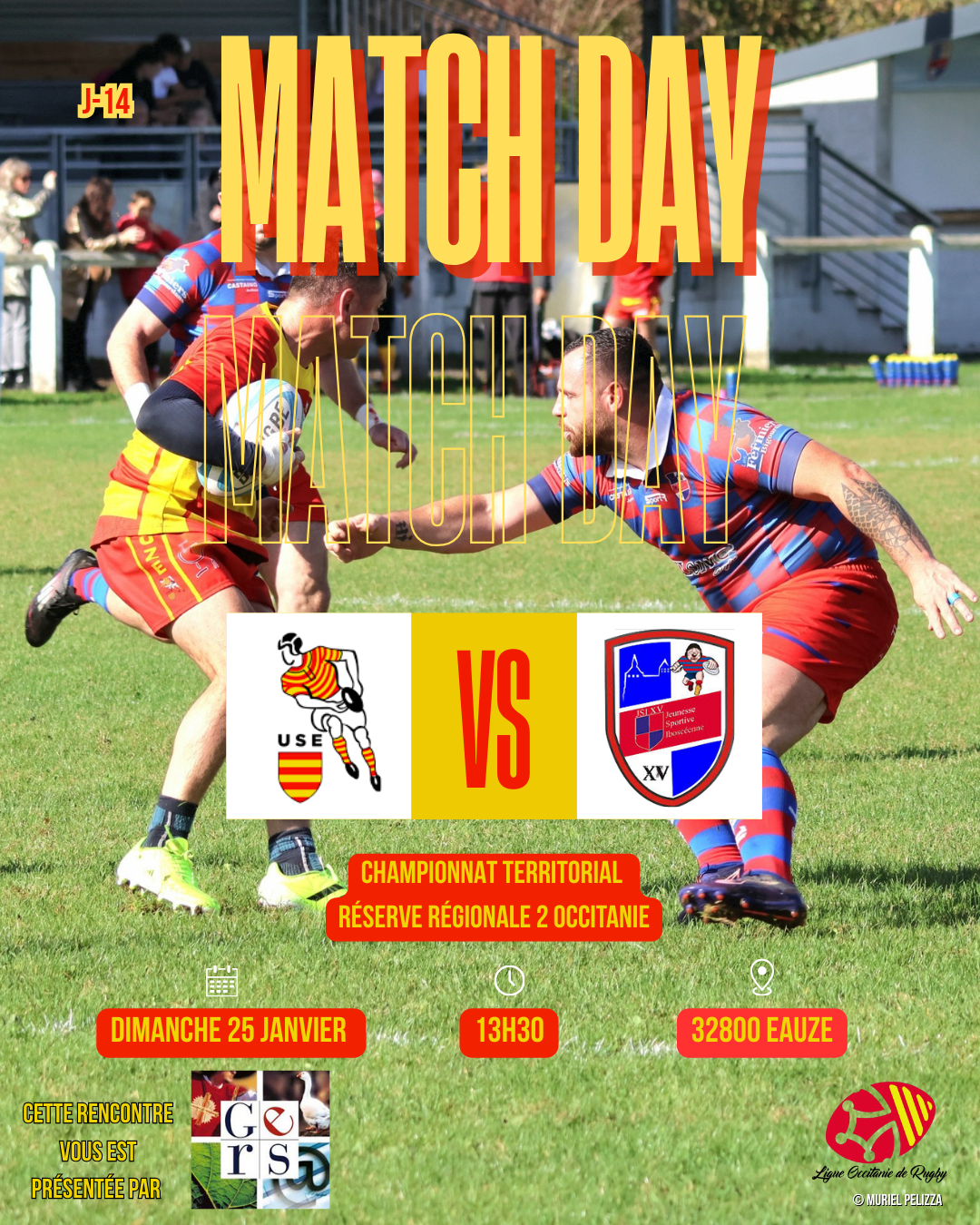 MATCHS DE RUGBY À EAUZE - RÉGIONALE 2