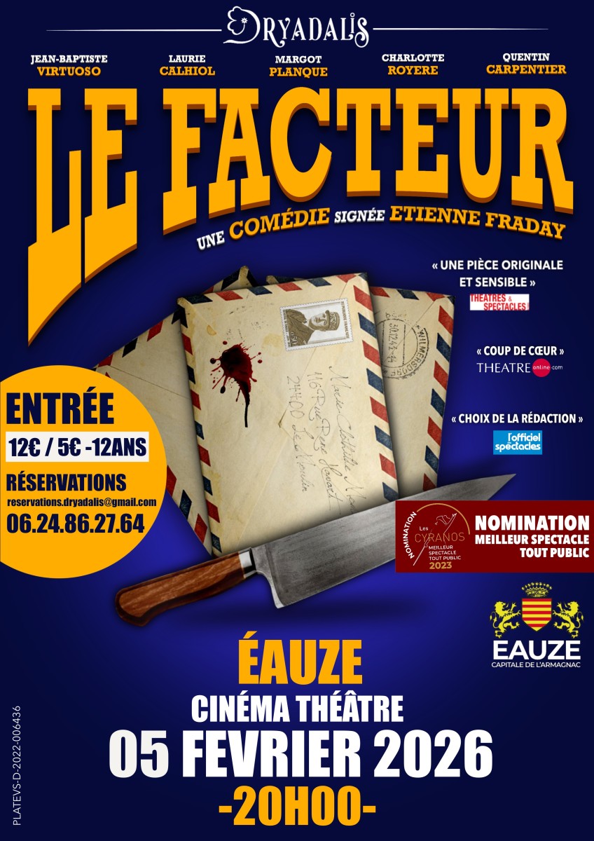 Pièce de Théâtre : "Le Facteur" par la compagnie Dryadalis