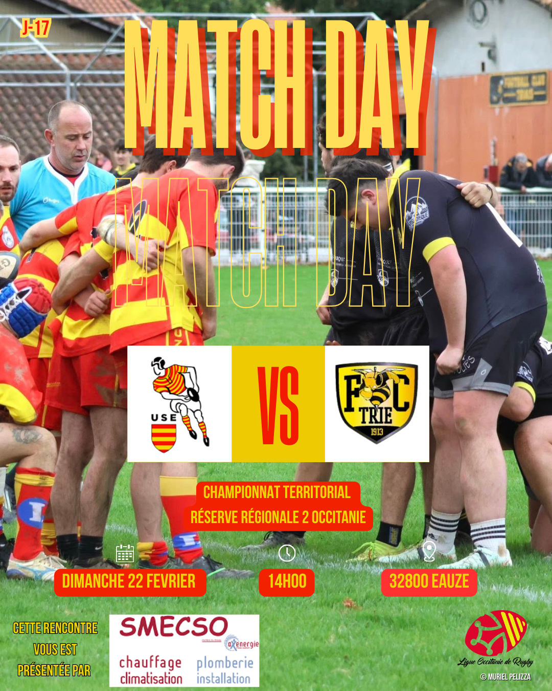 MATCHS DE RUGBY À EAUZE - RÉGIONALE 2