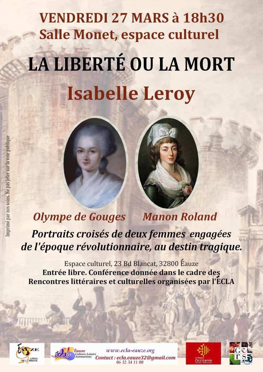 PORTRAITS CROISÉS : OLYMPE DE GOUGES ET MANON ROLAND