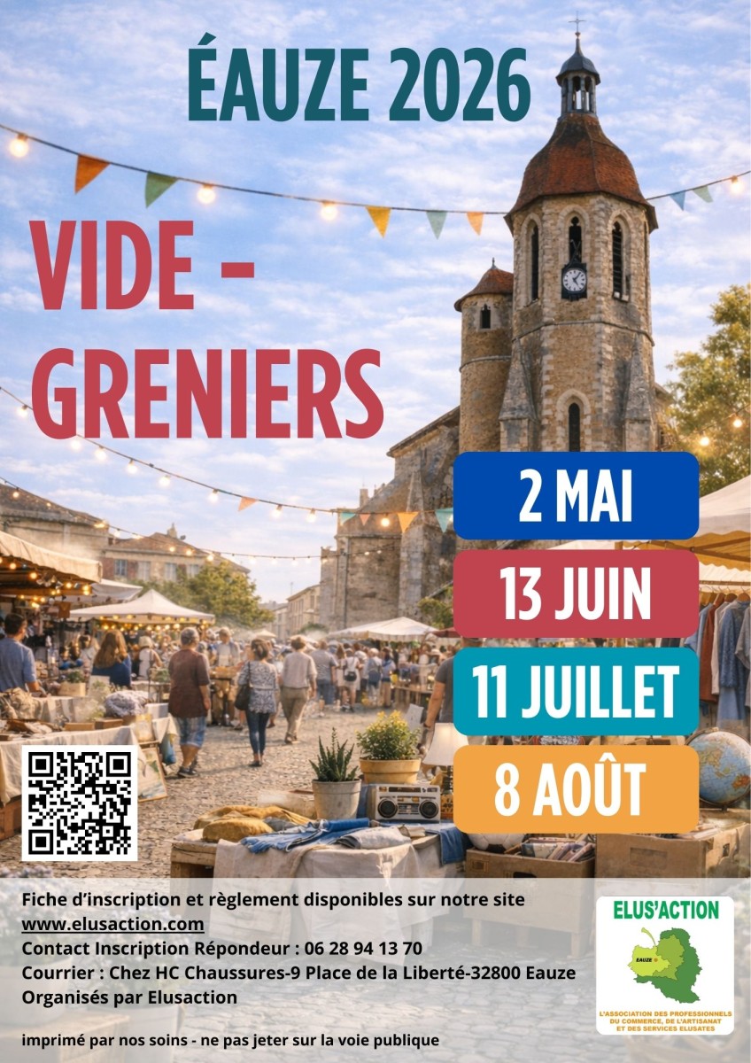 Vide-greniers 2026 à Eauze