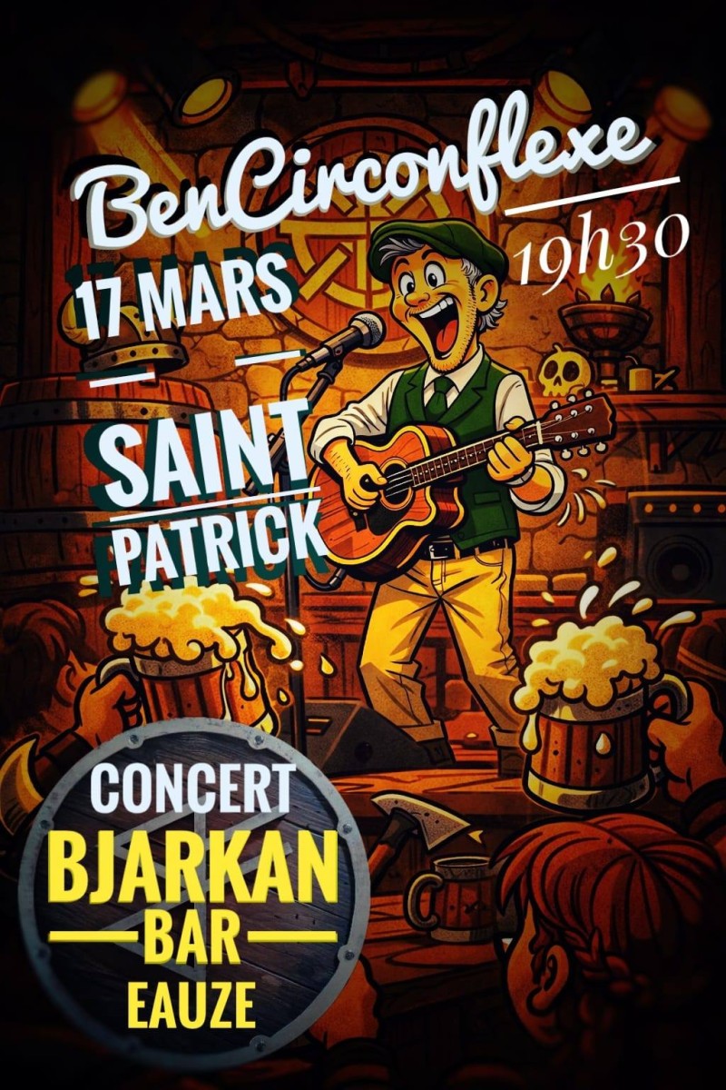 Soirée St Patrick au Bjarkan Bar