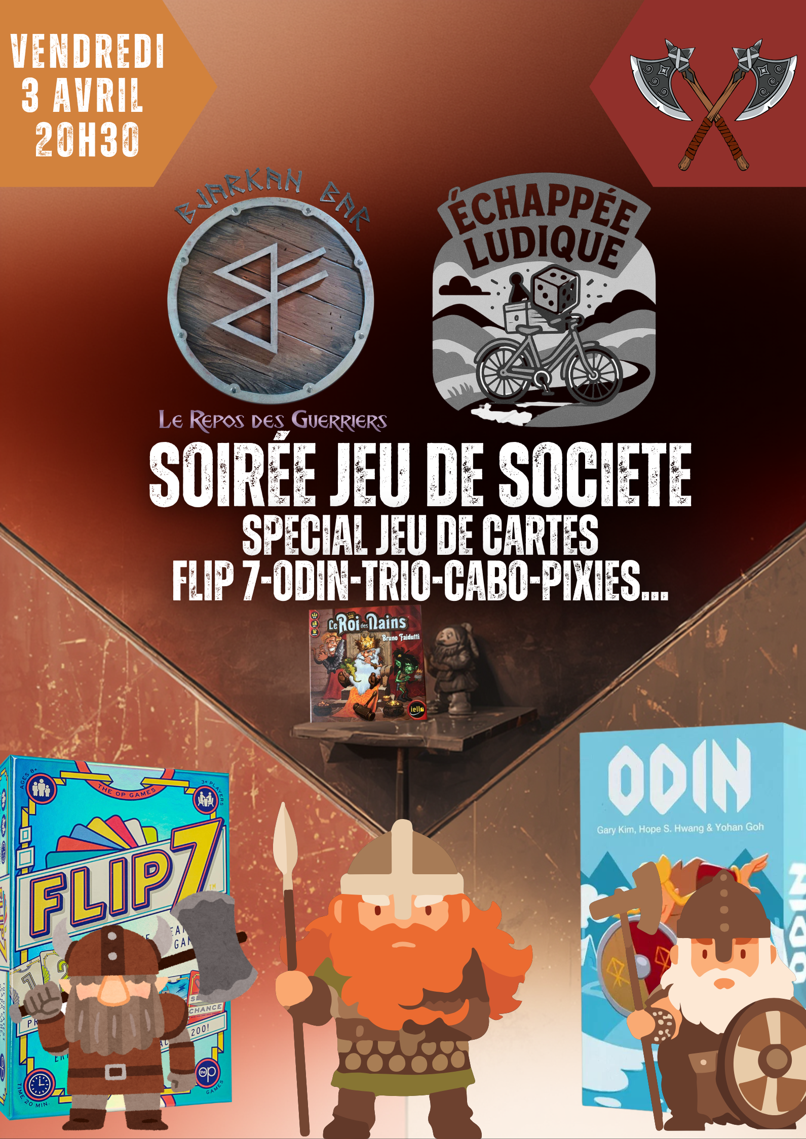 Soirée spéciale jeu de cartes au Bjarkan BAR