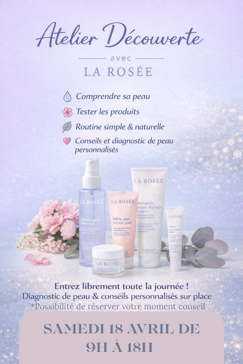 ATELIER DÉCOUVERTE AVEC LA ROSÉE