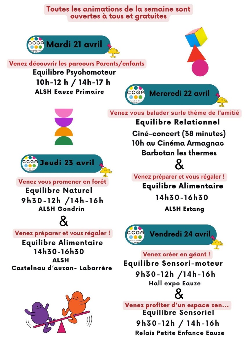 SEMAINE DE LA PETITE ENFANCE