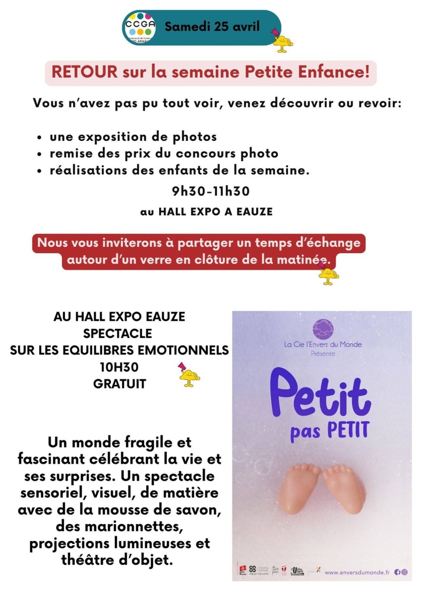 SEMAINE DE LA PETITE ENFANCE