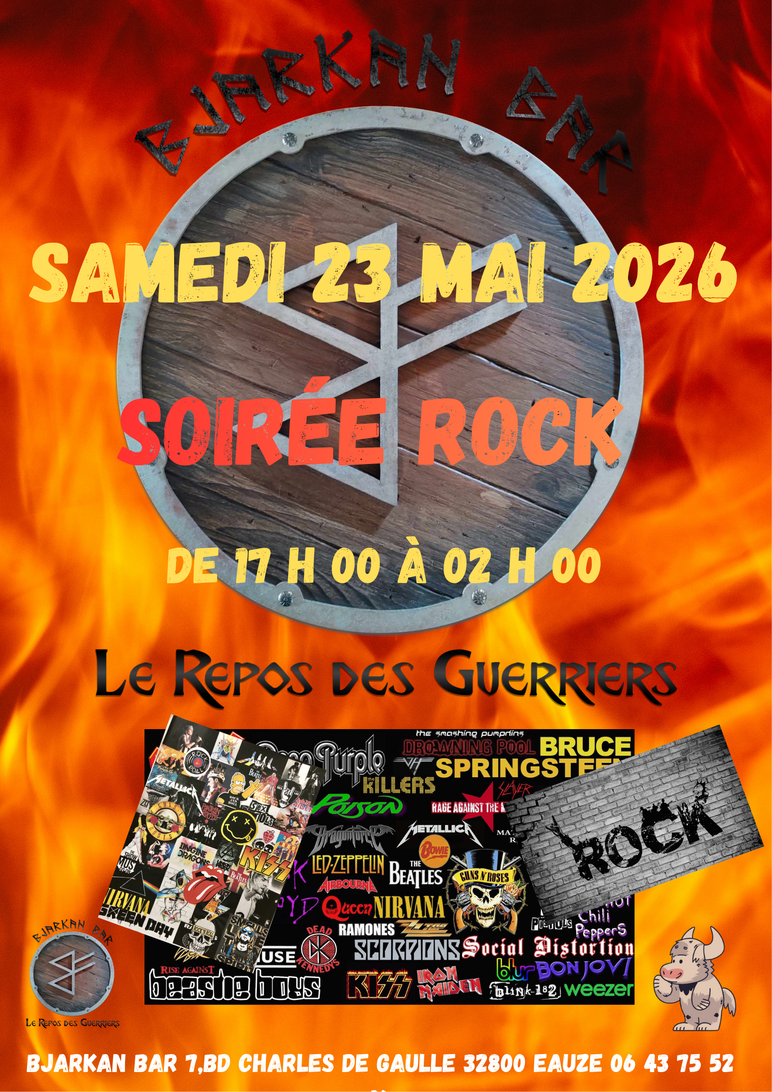 Soirée Rock au Bjarkan Bar