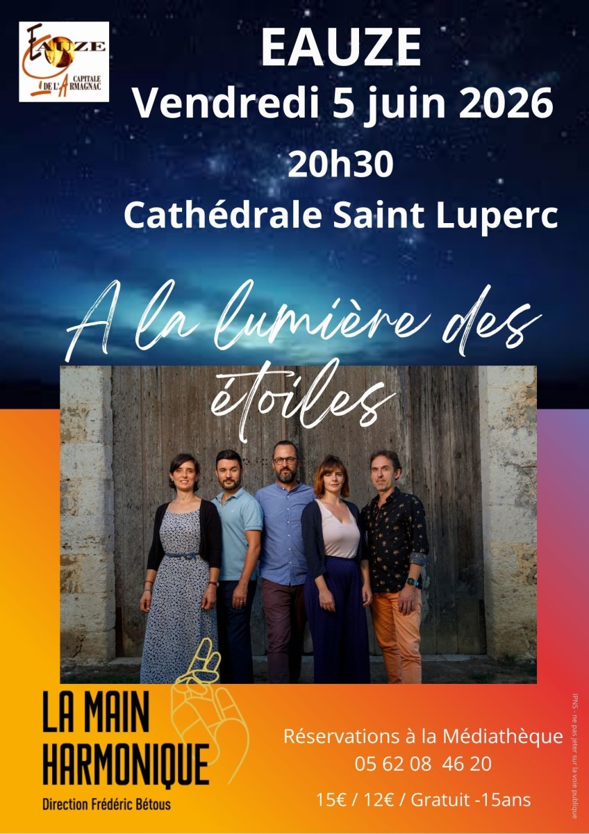 Concert "A la lumière des étoiles" par l'ensemble La Main Harmonique