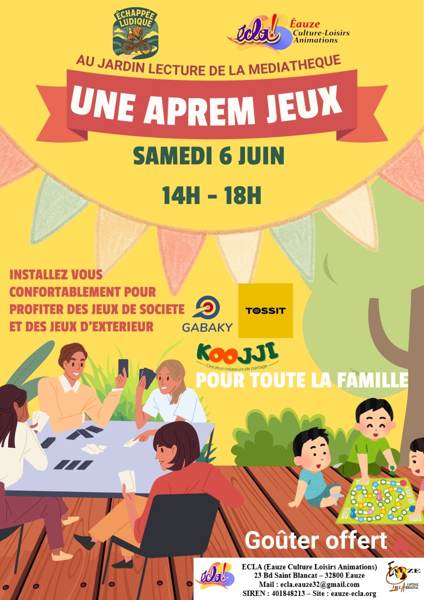 APRÈS-MIDI JEUX DE SOCIÉTÉ