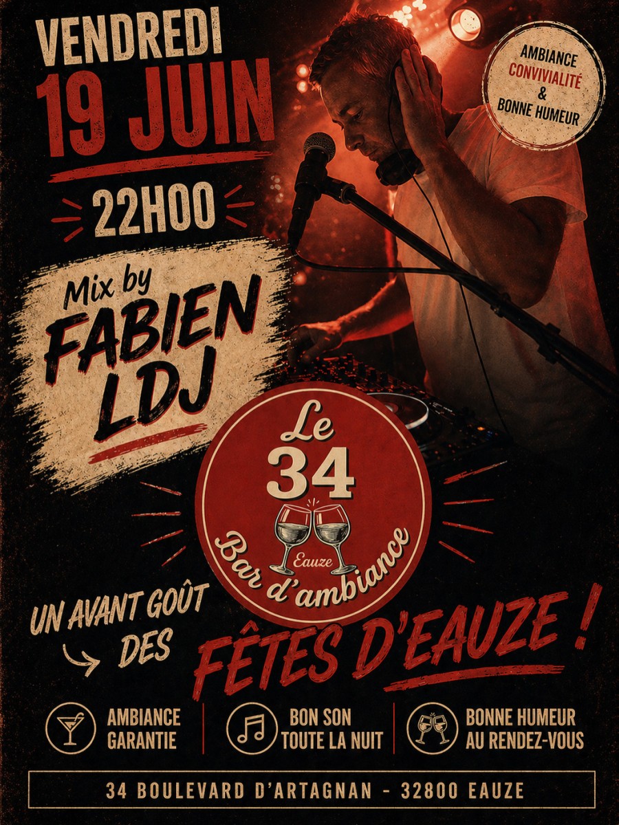 ANNIVERSAIRE - 1 AN DU BAR LE 34