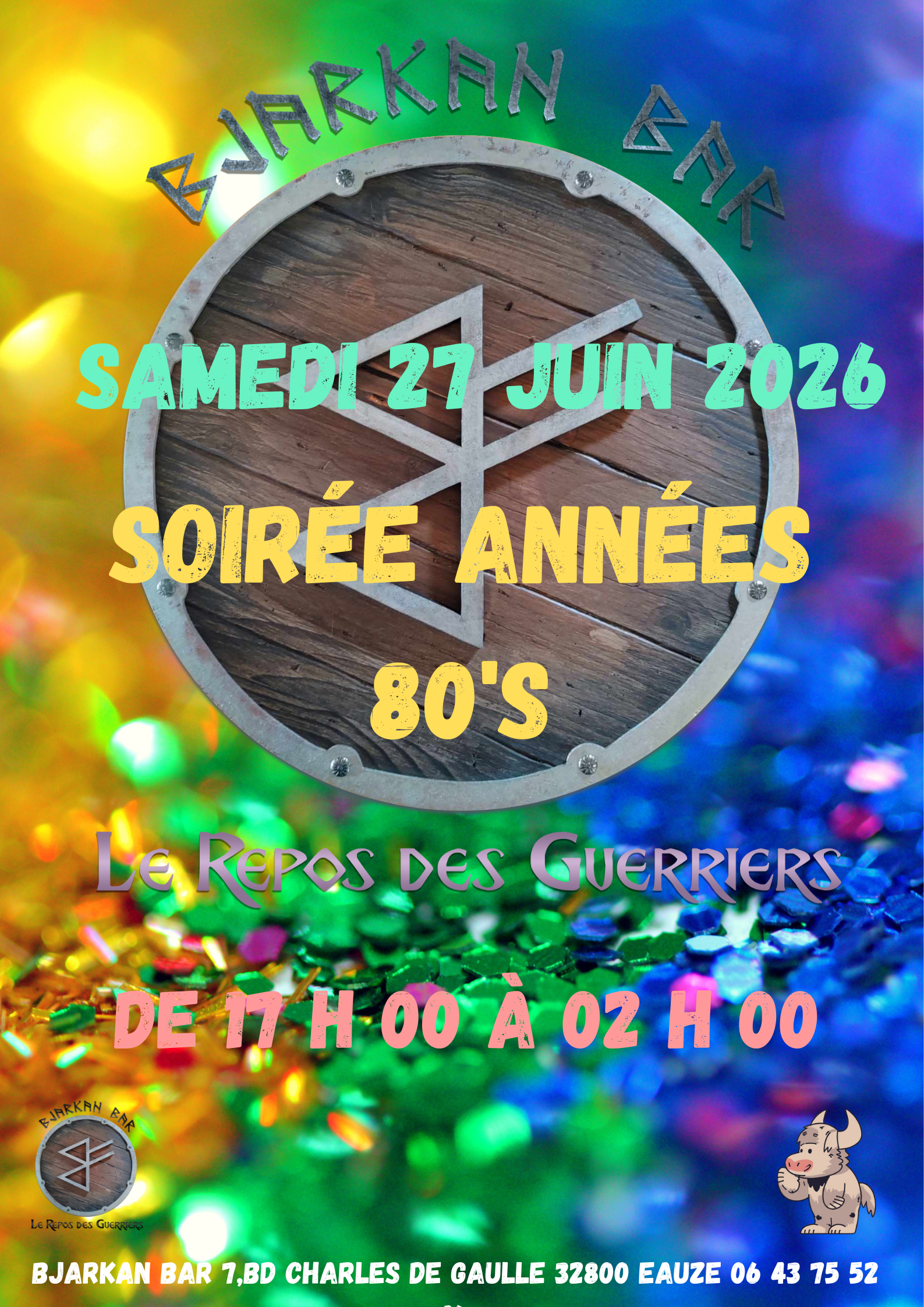 Soirée Années 80 's au Bjarkan