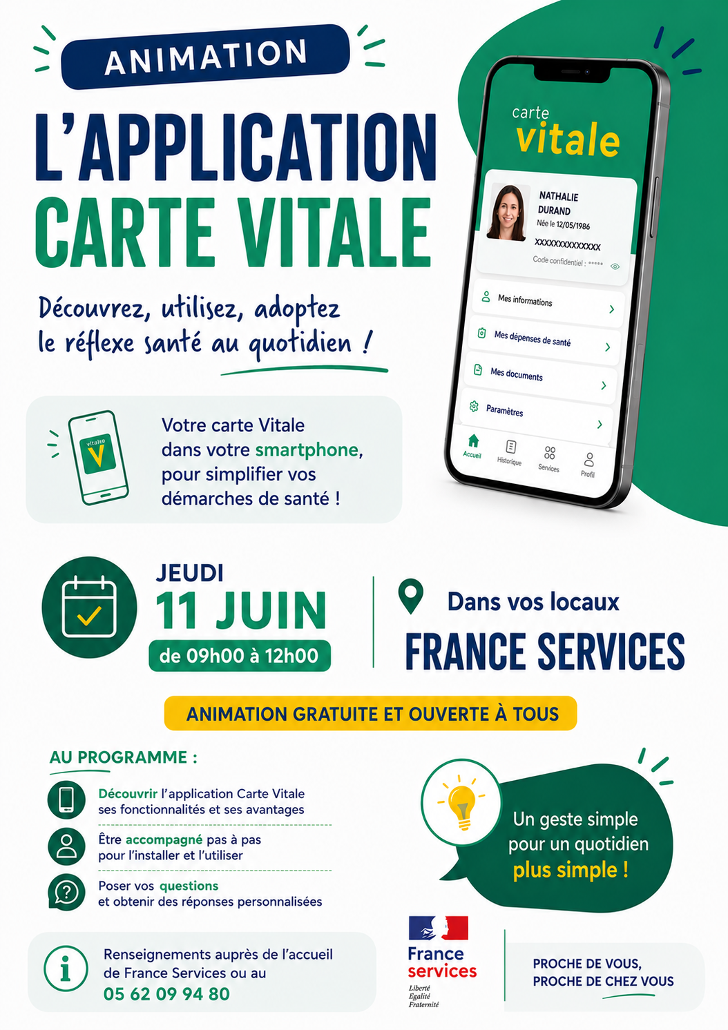 L’APPLICATION CARTE VITALE ARRIVE