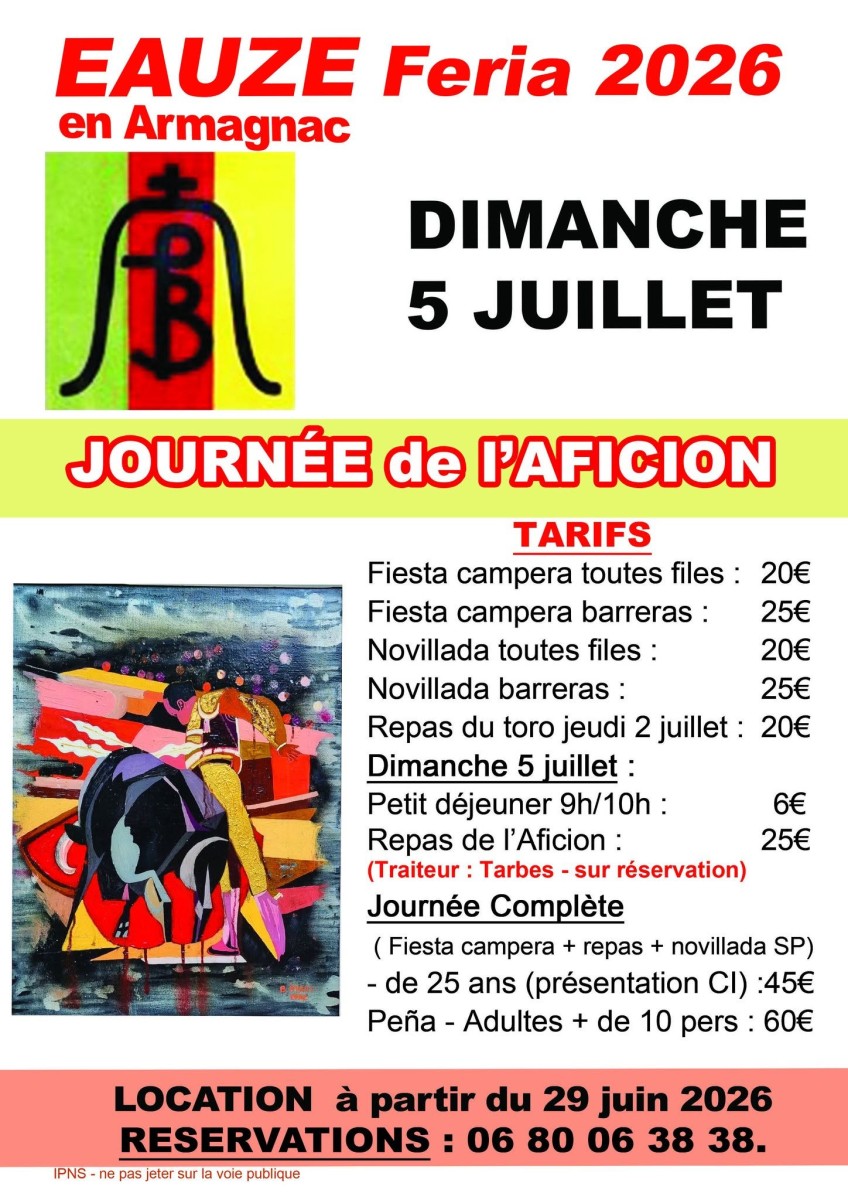 JOURNÉE TAURINE