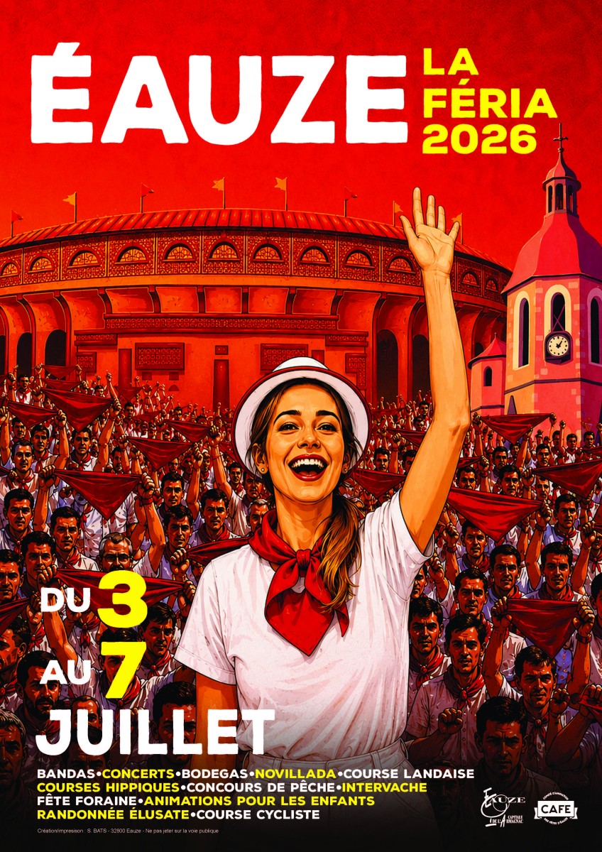 FÉRIA EAUZE DU 3 AU 7 JUILLET
