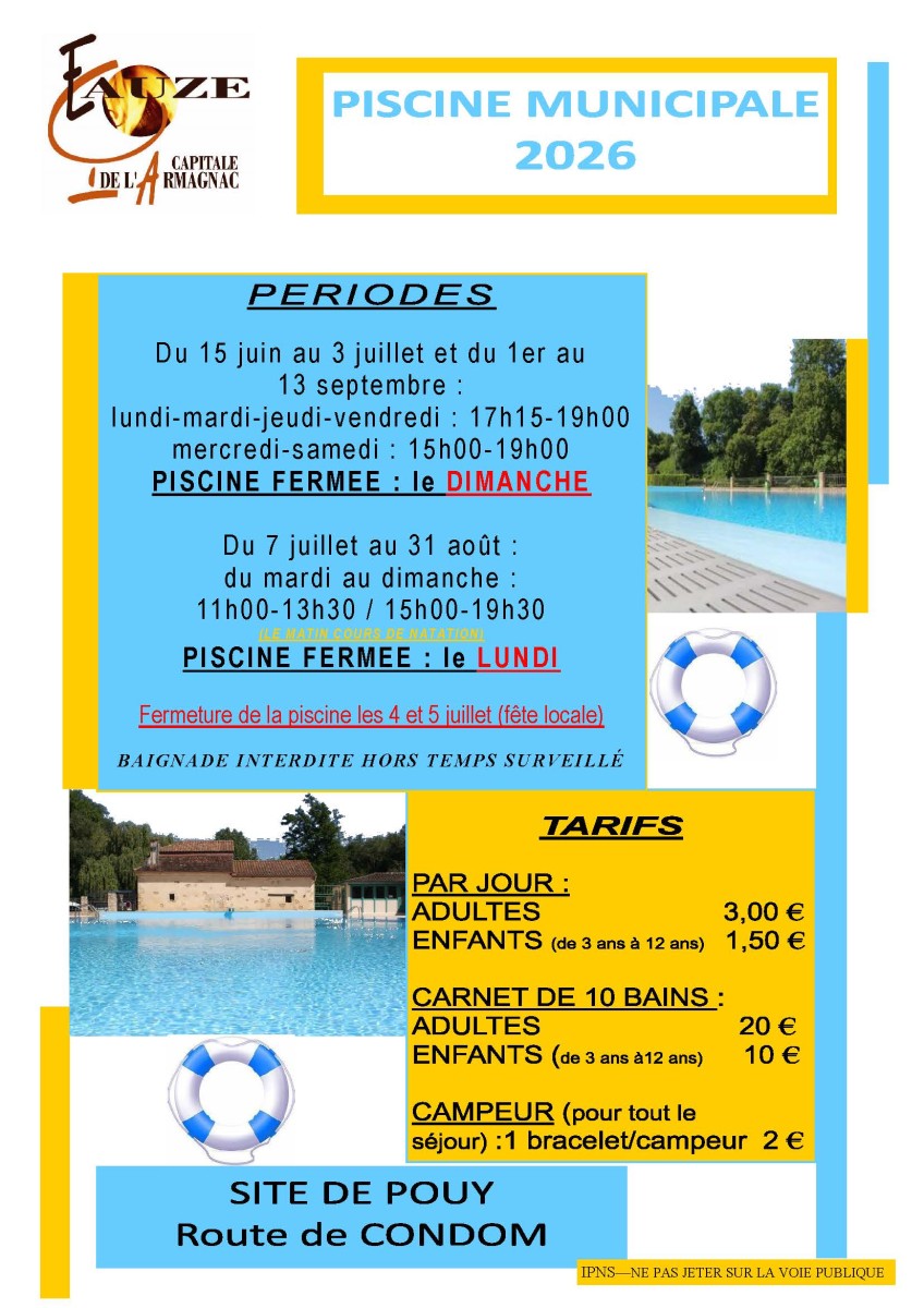 PISCINE MUNICIPALE