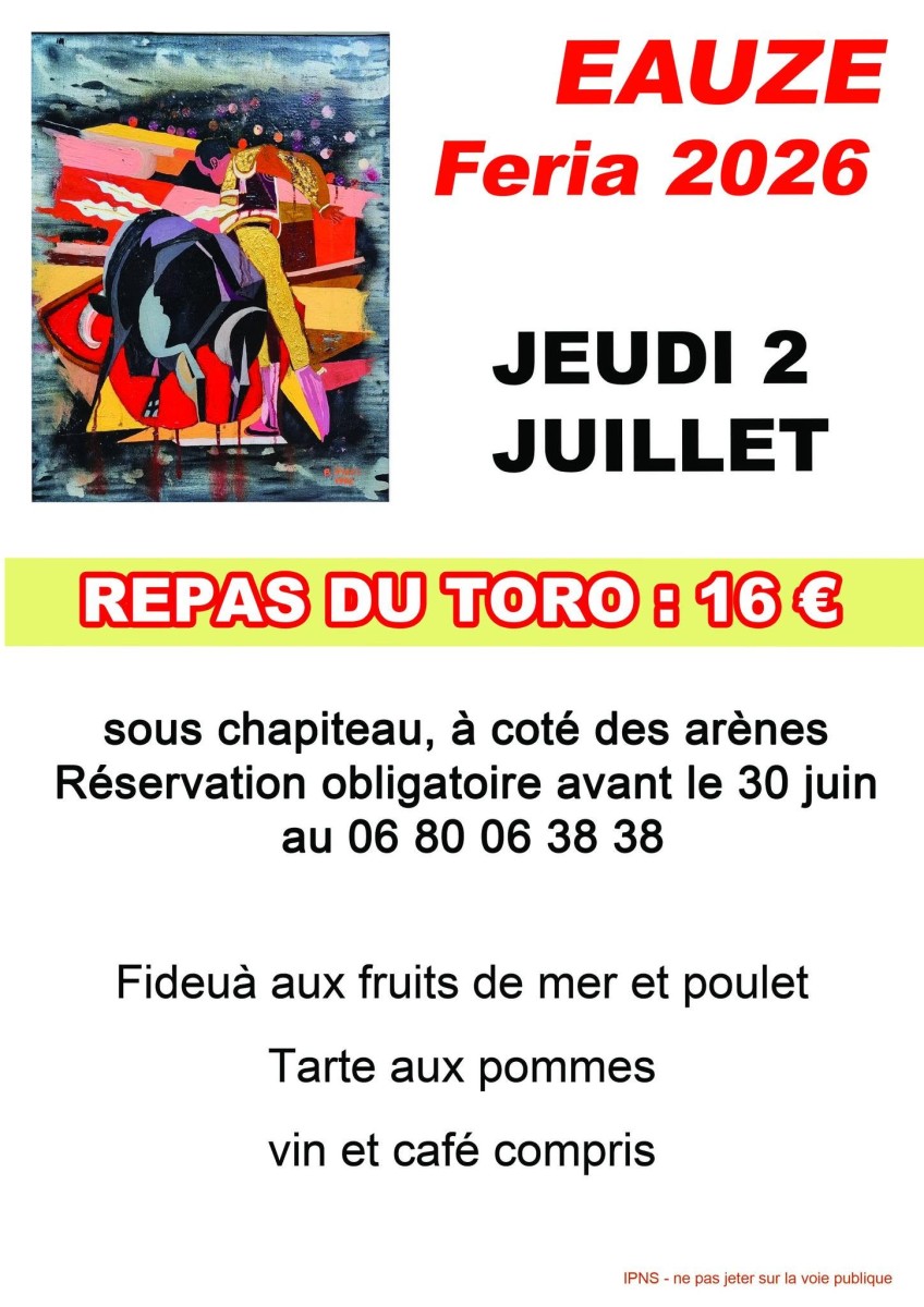 REPAS DU TORO