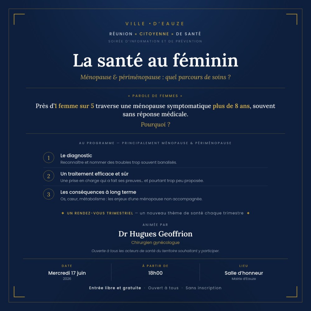 LA SANTÉ AU FÉMININ : PARLONS-EN !