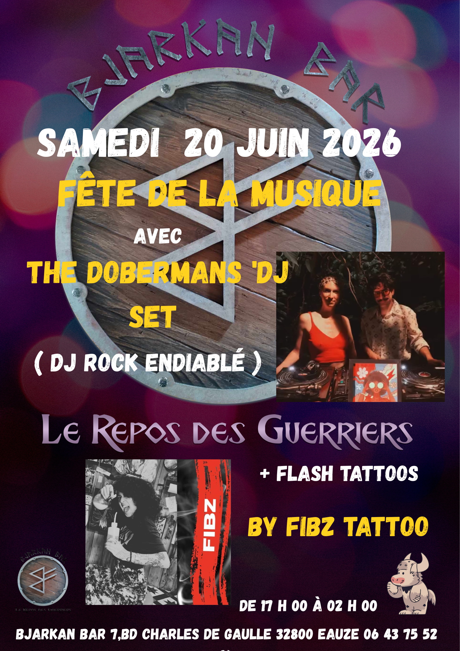 Fête de la Musique au Bjarkan Bar - Samedi 20 juin