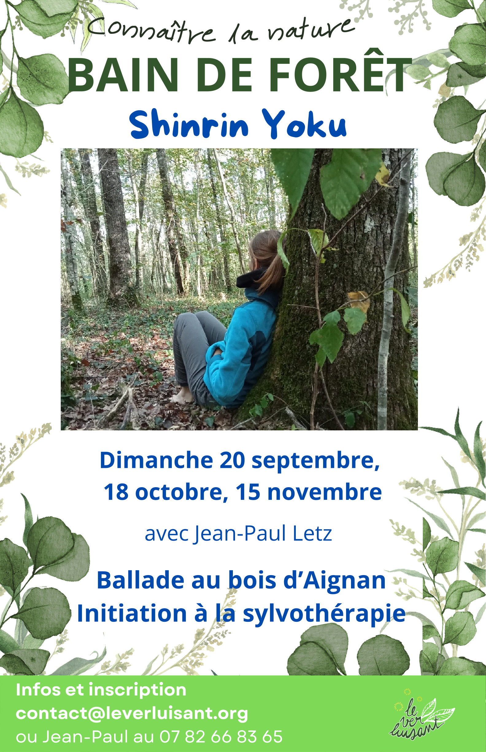 Bain de Forêt Shirin Yoku - initiation à la sylvothérapie