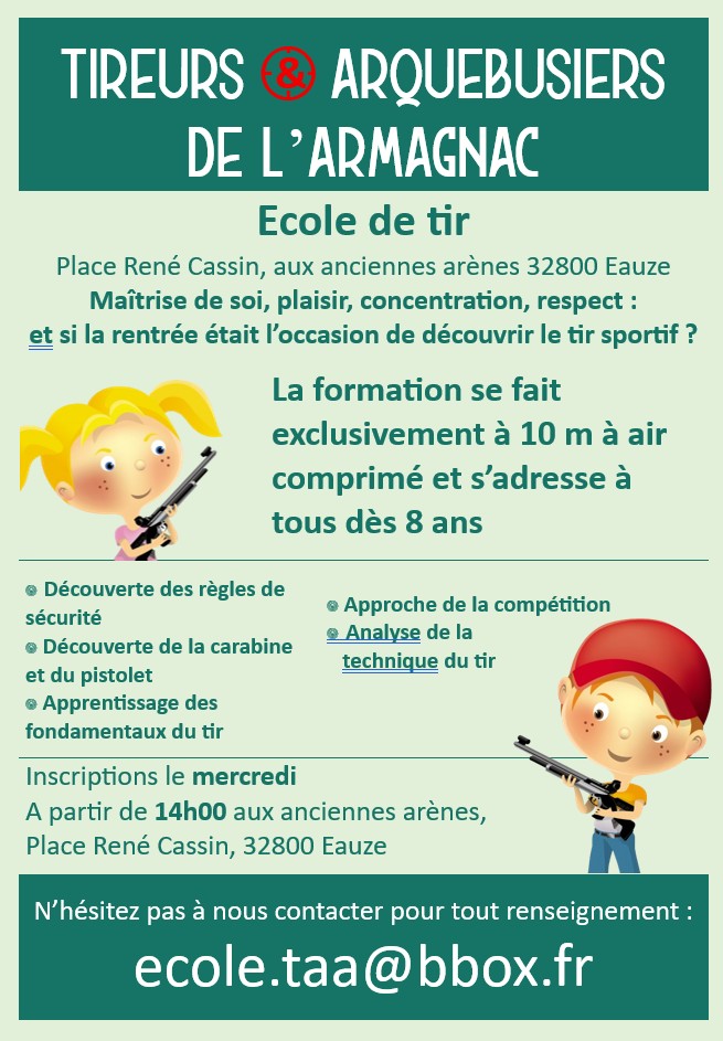 École de tir - saison 2026/2027