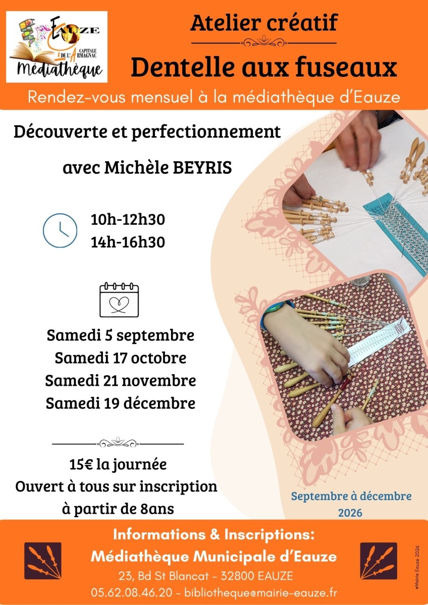 Atelier dentelle aux fuseaux