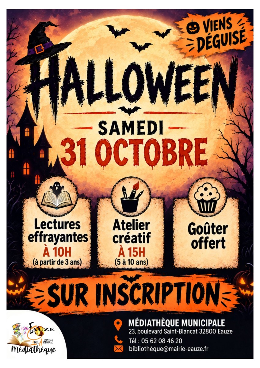 Halloween 2026 à la médiathèque
