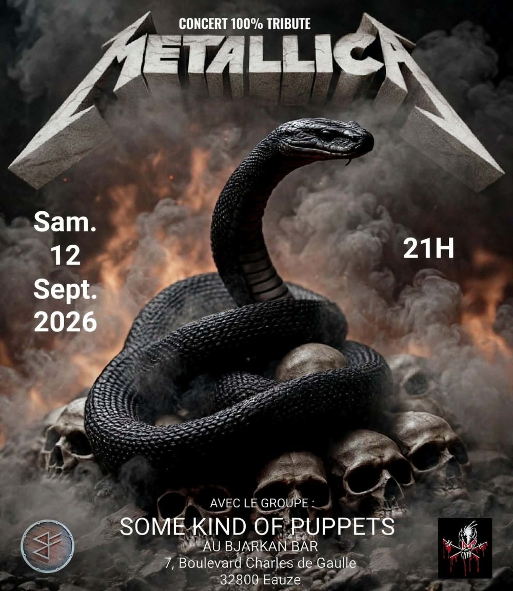 CONCERT SOME KIND OF PUPPETS (tribute Metallica) au Bjarkan Bar